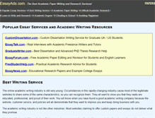 Tablet Screenshot of essayads.com